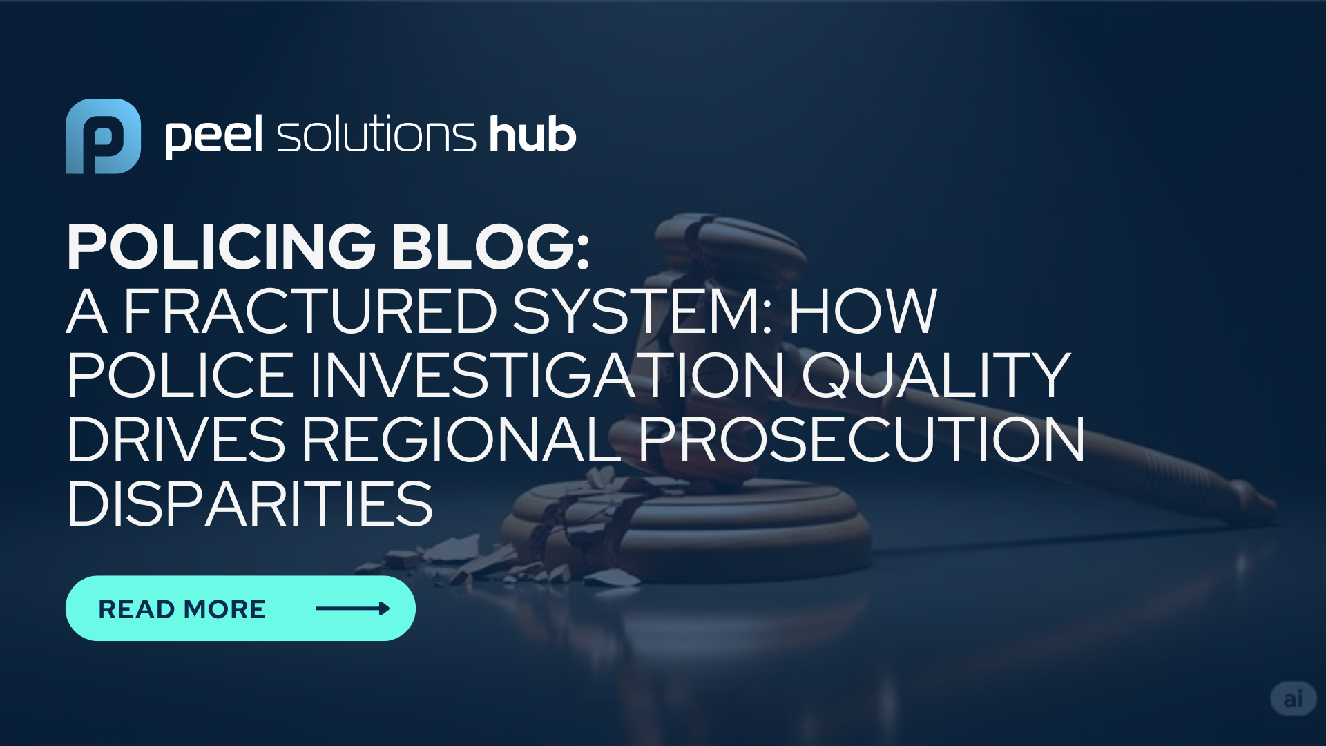 A Fractured System: How Police Investigation Quality Drives Regional Prosecution Disparities